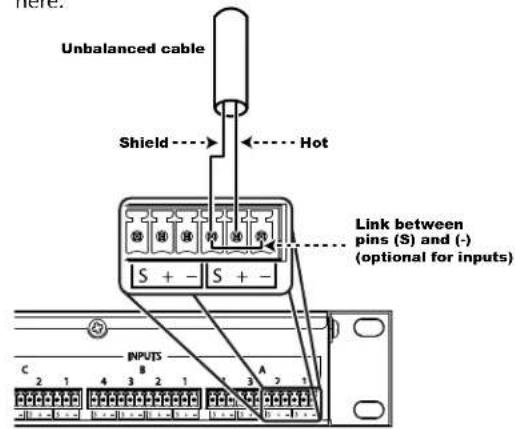 BSS Audio Soundweb London BLU806DA - Audio Input & Output Wiring Convention - 2