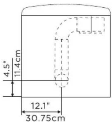 MIDEA MLTE42A2BWW - Dimensions for installation - 4