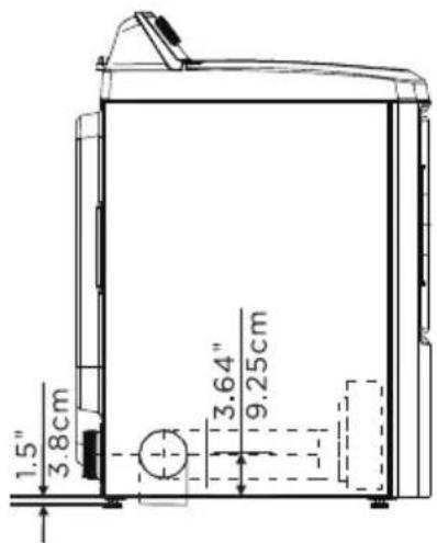 MIDEA MLTE42A2BWW - Dimensions for installation - 5