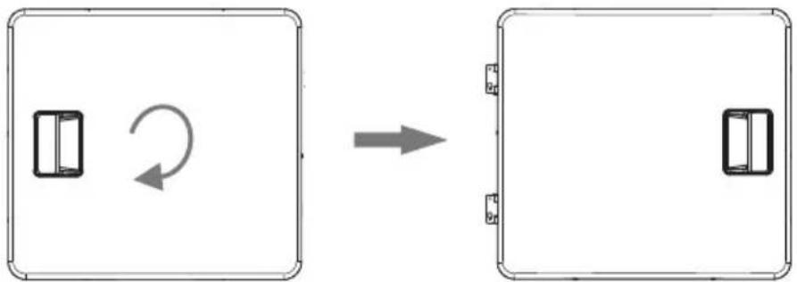 MIDEA MLTE42A2BWW - Door Reversal Procedure - 4