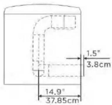 MIDEA MLTE42A2BWW - Dimensions pour l'installation - 2