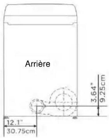 MIDEA MLTE42A2BWW - Dimensions pour l'installation - 1