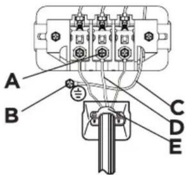 MIDEA MLTE42A2BWW - 3-Wire system connections - 1