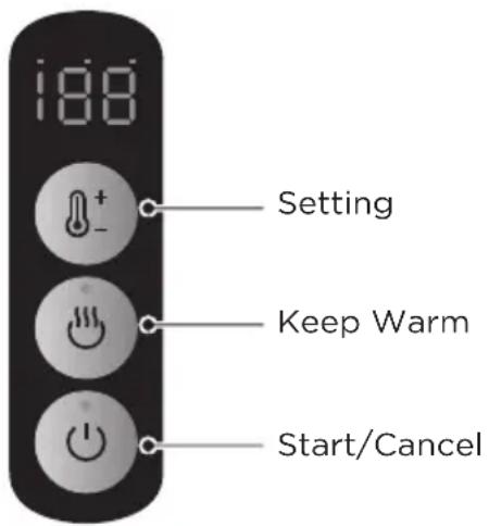 MIDEA MKE17H1ASS - Product Menu - 1