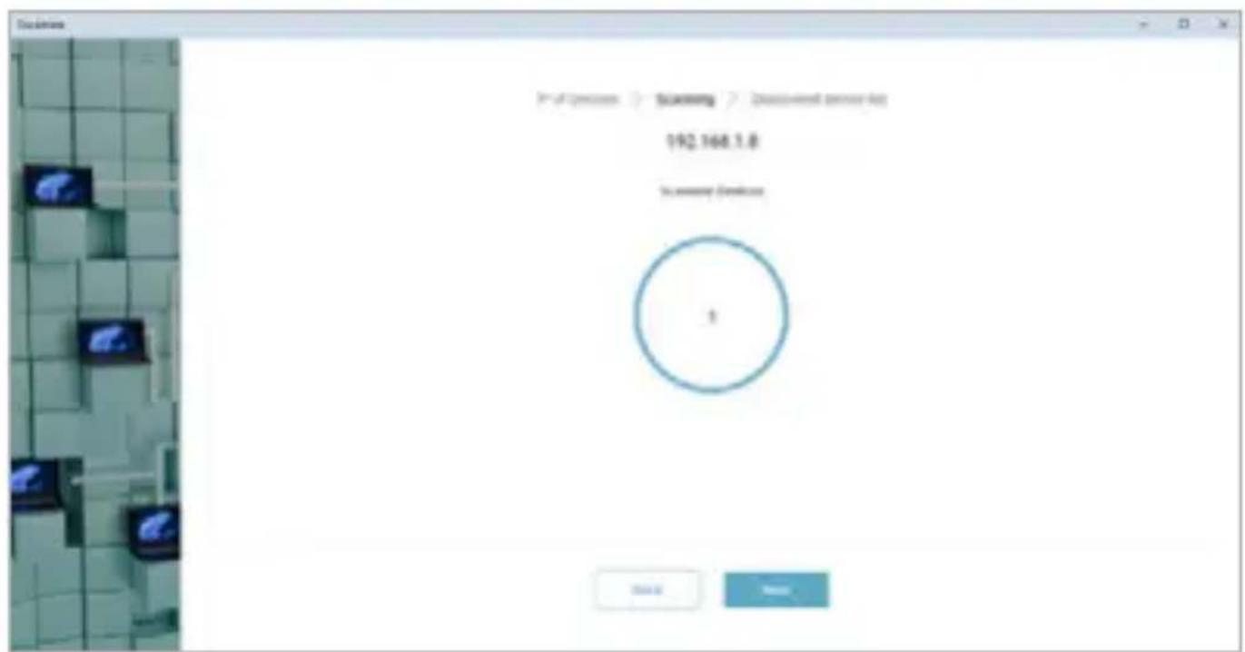 i-TEC INTGWINDOCKLICSMB - Antalet upptäckta enheter visas. Fortsatt med Next - 1