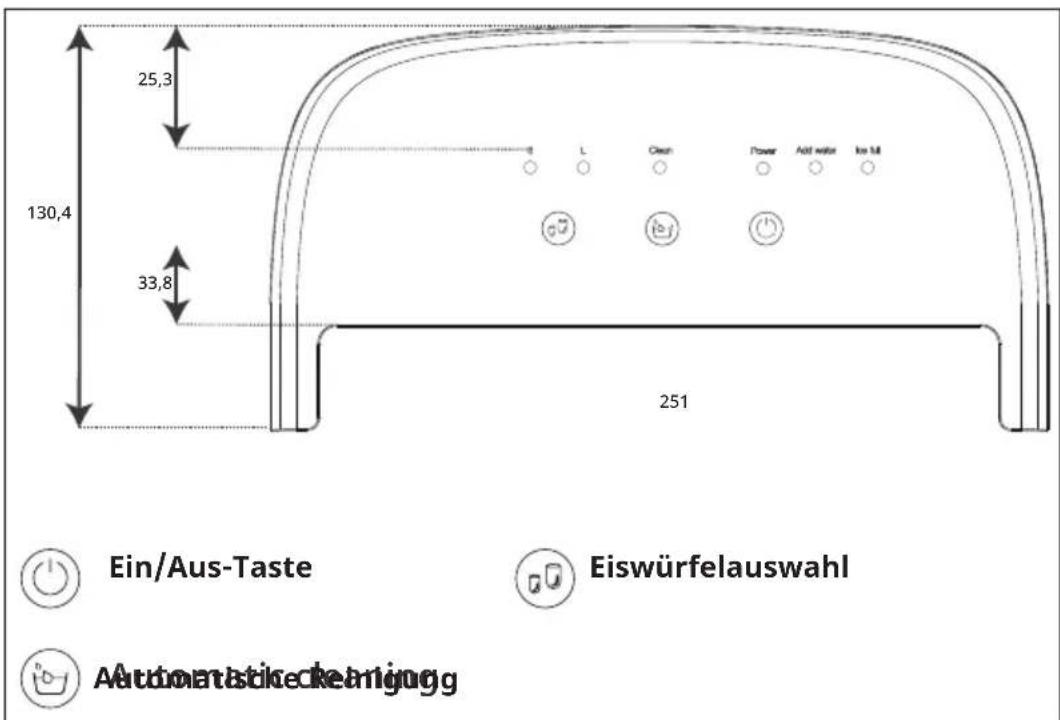 Klarstein Spark Ice - Bedienfeld - 1