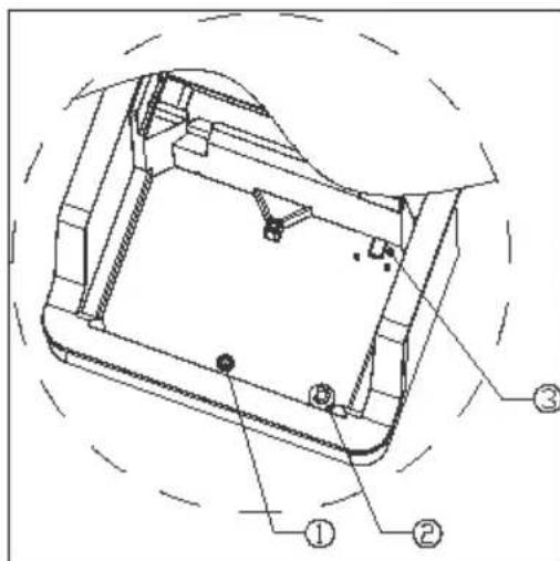 Klarstein Ice Lux - Untere Teile des Wassertanks - 1
