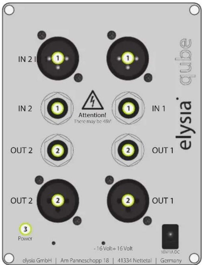 Elysia Xpressor NEO QUBE - Connectors (elysia qube) - 1