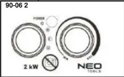NEO tools 90063 - A Vezérlöpult leírása - 1