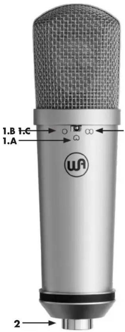 Warm Audio WA87jr SE - Controle do filtrlo passa-altas - 1
