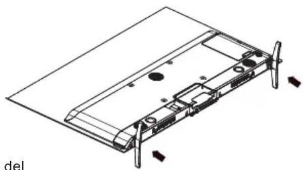 PANASONIC TV55Z80BEZ - Montaggio del piedistallo - 1