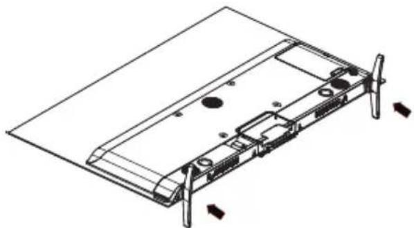 PANASONIC TV55Z80BEZ - Assembling the pedestal - 1
