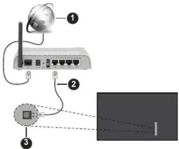 PANASONIC TV55Z80BEZ - Kabelforbundet forbindelse - 1