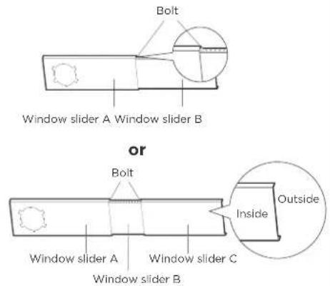 COMFEE MPPA09CRN7 - Connect the adaptor to the unit and the window - 1