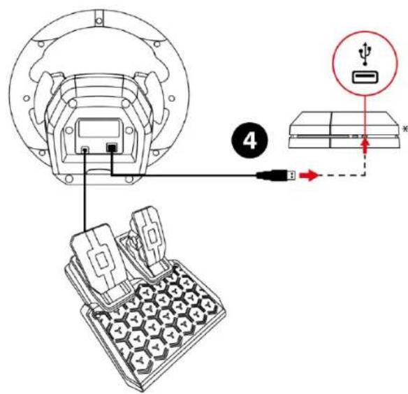 Diagram showing connector pinout and cable connection with labeled components and directional arrows