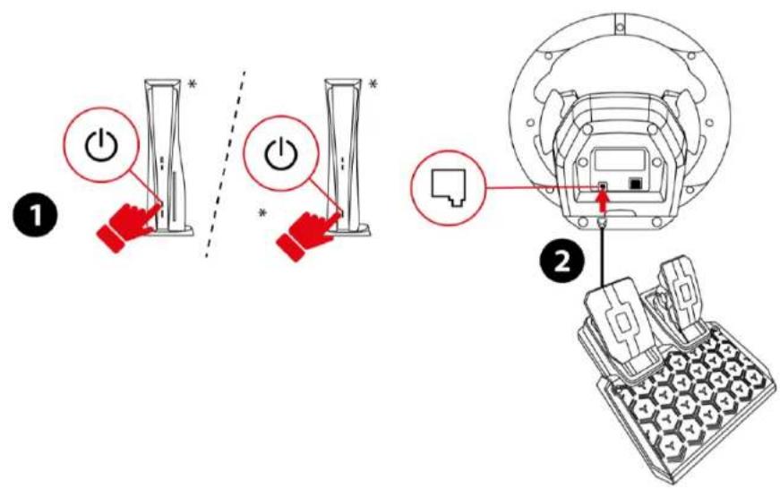 THRUSTMASTER T98 Ferrari 296 GTB - PlayStation®5 콘솔에서 - 1