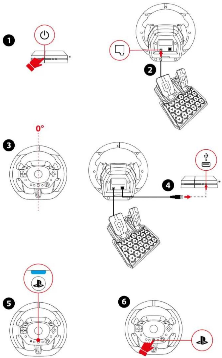 THRUSTMASTER T98 Ferrari 296 GTB - 將賽車方向盤安裝在檯面或書桌 - 7