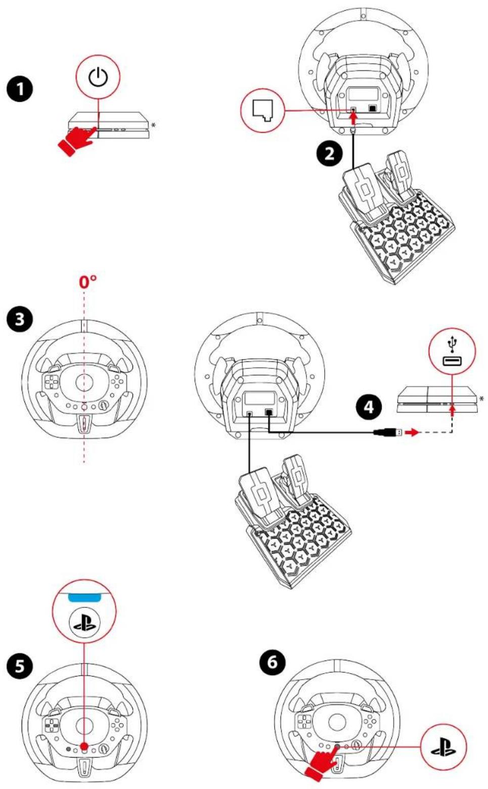 THRUSTMASTER T98 Ferrari 296 GTB - Na konzoli PlayStation®4 - 1