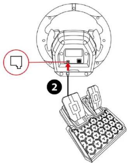 Technical diagram showing a device component with labeled parts and a red annotation pointing to a small icon.