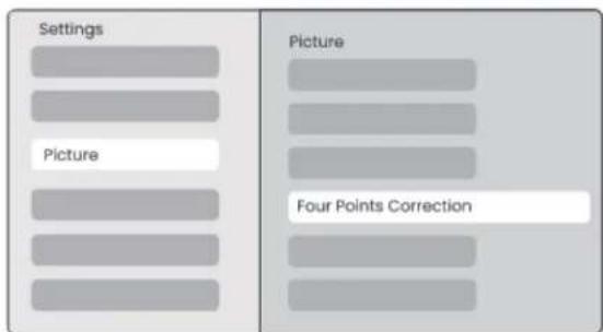 Yaber T1 Pro - Manual Keystone Correction - 1