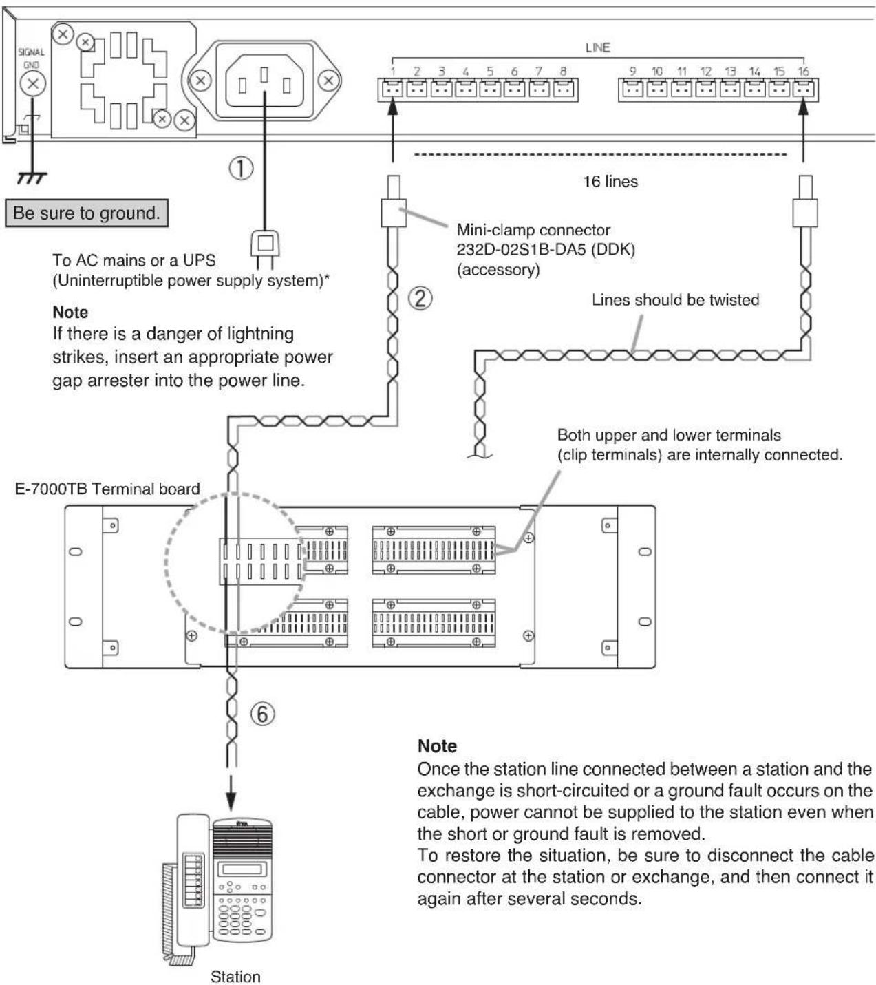 TOA N8010EX - Connection Diagram - 1