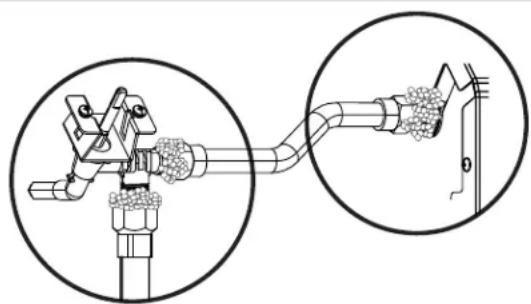 CHAR BROIL Commercial 463657524 - Essai d'etanchéité des valves, des tuyaux et du régulateur - 2