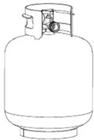CHAR BROIL Commercial 463657524 - Reservoir de gaz. - 2