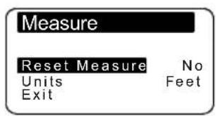 Lofrans THETIS 5003 - Measurement menu - 1