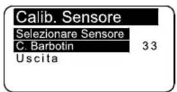 Lofrans THETIS 5003 - Menu Calibrazione Sensore - 1