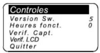 Lofrans THETIS 5003 - Menu Contrôles - 1