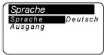 Lofrans THETIS 5003 - Sprachmenu - 1