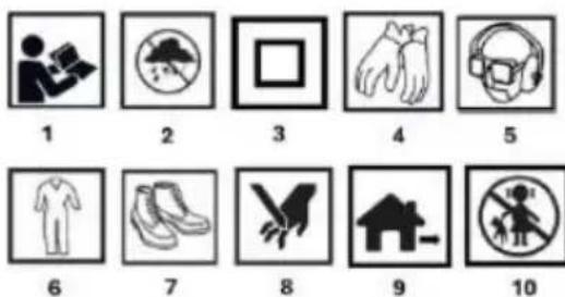 NEO tools 04632 - PIKTOGRAMY I OSTRZEŽENIA - 1