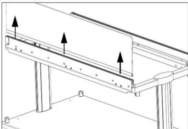 Vollrath LP55278 - Retire el panel de vidrio lateral长大o - 3