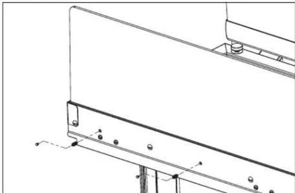 Vollrath LP55278 - Dépose du long panneau de verre létral - 2