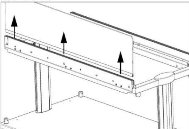 Vollrath LP55278 - Remove the Long Side Glass Panel - 3