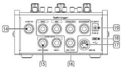 BEHRINGER BM15M MURF BOX - BM-15M MURF BOX Bedienelemente - 2