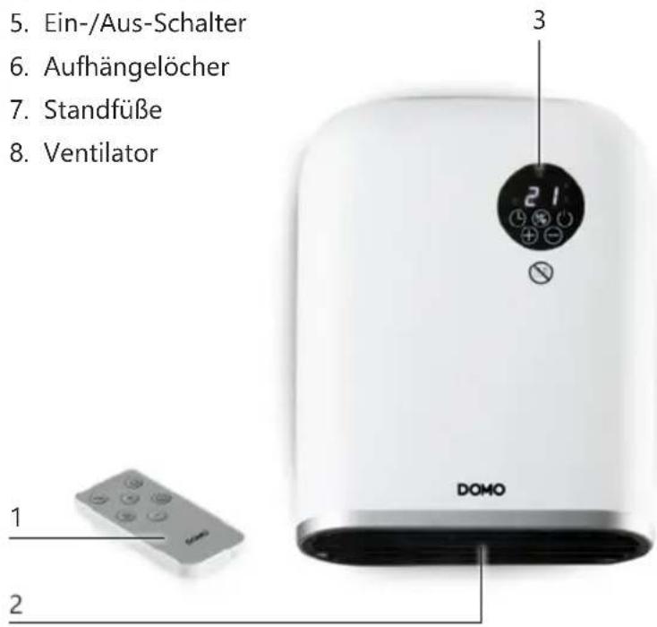 DOMO DO7357F - TEILE - 1