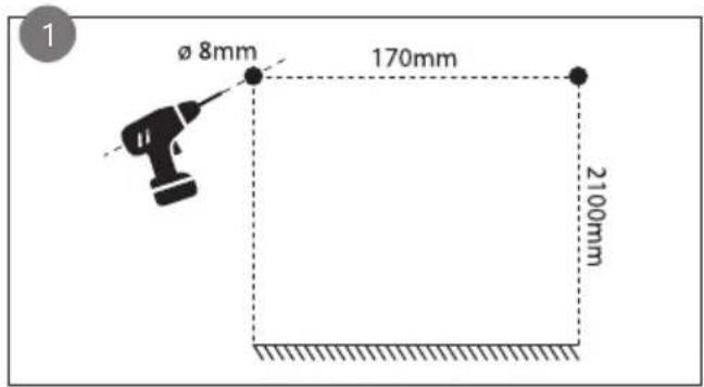 DOMO DO7357F - Montaggio a parete - 1