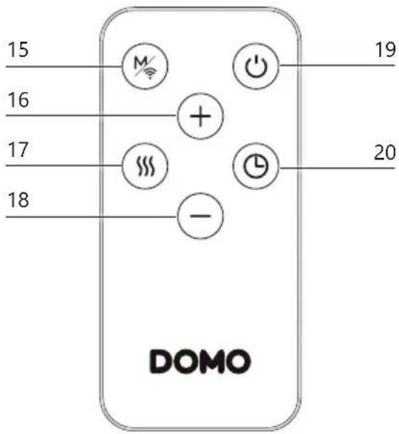 DOMO DO7357F - TÉLÉCOMMANDE - 1