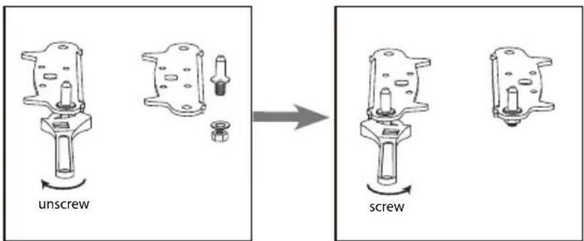 unscrew screw