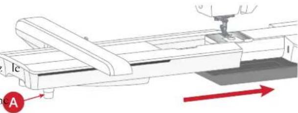 Husqvarna-Viking Designer Topaz 65 - Fixer l'unité de broderie - 1
