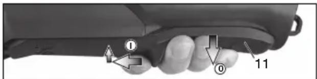 METABO WEPBA 19125 Q DS MBrush - Maskiner med "Paddle-kontakt" (med dødmandsfunktion): - 1