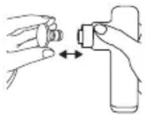 BEURER MG 1 R Sensitive+ - Selezione/sostituzione degli accessori - 1