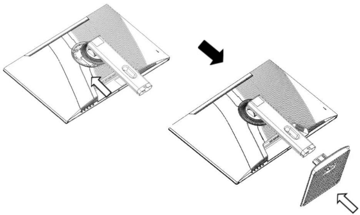 Japannext JNIPS238FHD200FHSPCAMO - Assembling the Monitor Base - 1