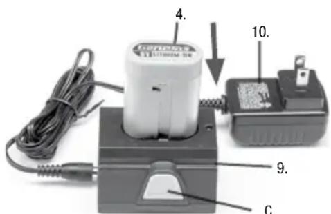 Genesis GLGT08B - CHARGING THE BATTERY (FIG 5) - 2