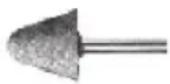 Genesis GLRT04V50 - Le papier de Sable d'Oxyde d'aluminium, Meulant des Pierres, les Roues et les Points (le Rouge/Marron) : - 1