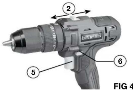Genesis GLHD20B - COMMUTATEUR DE DEUX VOTESSES (FIG 4) - 1