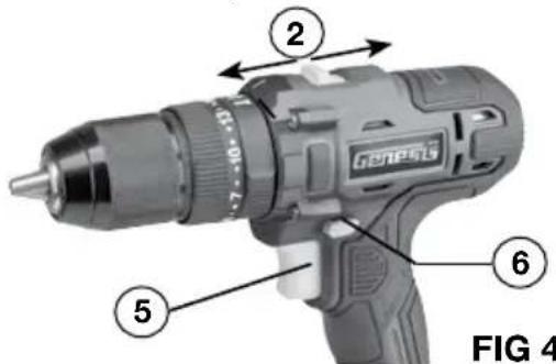 Genesis GLHD20B - ACCION DEL INTERRUPTOR DE GATILLO (FIG 4) - 1