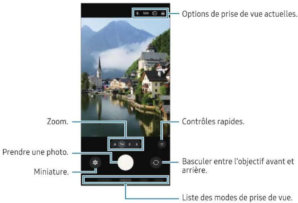 SAMSUNG Galaxy S25 FE - Appuyez sur l'icône Photographier (○) pour prendre une photo. - 1