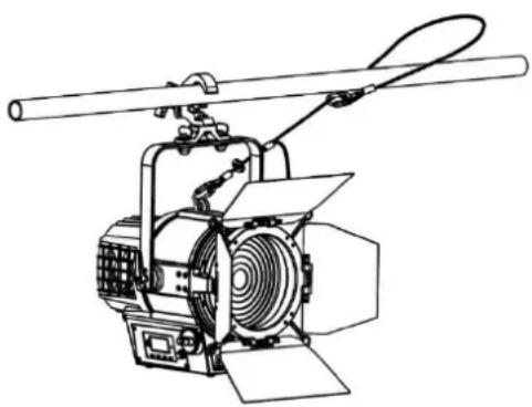 MARTIN ELP Manet 8F - Securing with a safety cable - 1